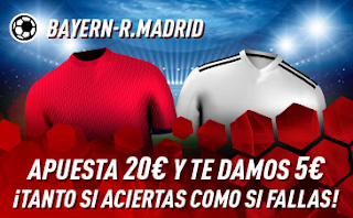 sportium Promo Bayern vs Real Madrid 21 julio 2019