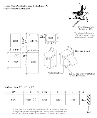 Nuthatch Bird House Plans