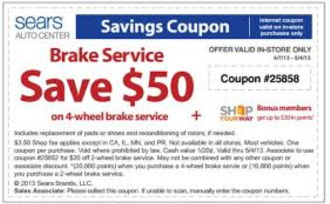 sears coupons