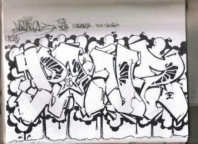 Wildstyle Graffiti Sketches