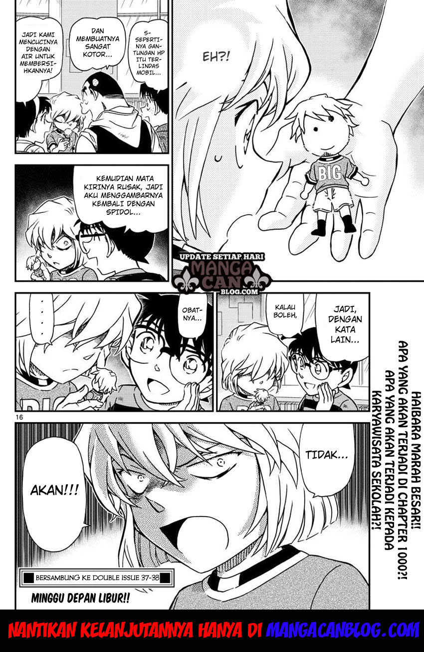 Detective Conan Chapter 999 Terbaru-Bukan Hanya Sebuah Gantungan HP!