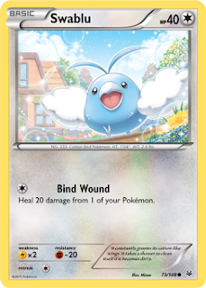 Swablu Roaring Skies Pokemon Card