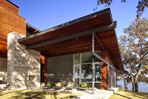 Contemporary Lake house design by Dick Clark+Associates