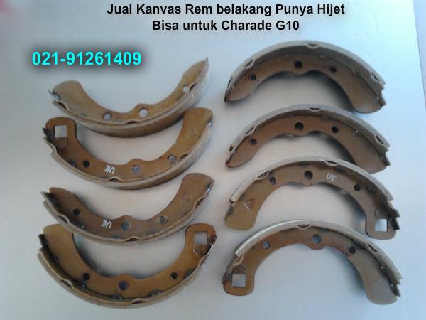 Daihatsu Charade G10 Indonesia Jual Kanvas Rem Belakang  