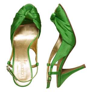 green wedding shoes 2009