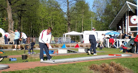 Richard Gottfried in action at the Minigolf Nations Cup 2008 in Tampere, Finland