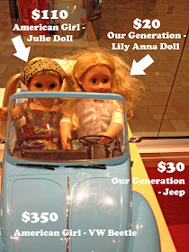 $350 VW beetle for American Girl dolls