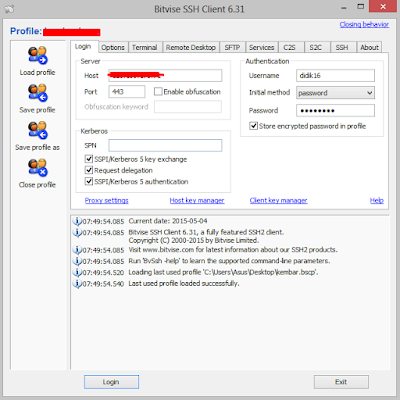 Download Bitvise SSH Client Terbaru