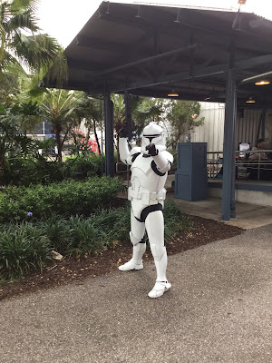 clonetrooper no evento star wars weekends no hollywood studios