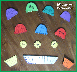 Ice cream math center printables