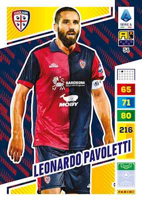 PANINI CALCIATORI ADRENALYN 2023-24 2024 CARD N.37 Logo Cagliari