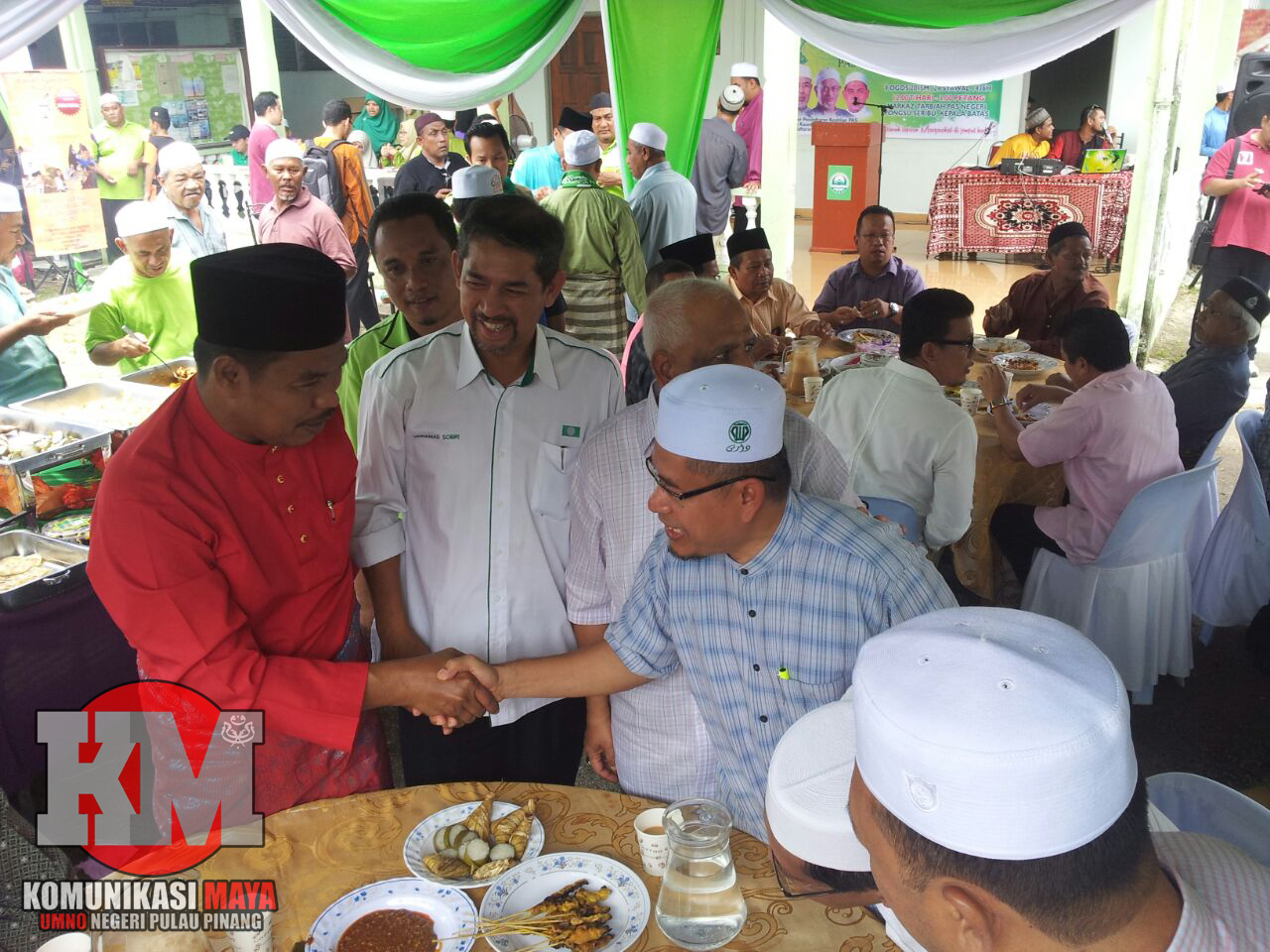 [4 Gambar] Hubungan UMNO dan PAS Pulau Pinang Semakin 