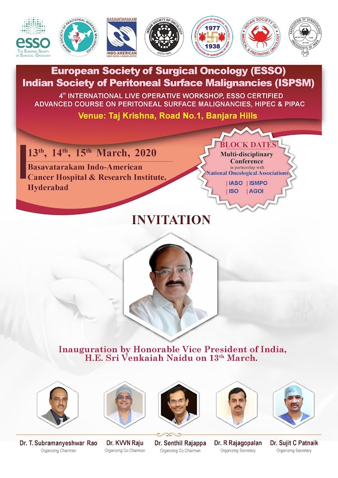 BIACH & RI to host ISPSM (International Society for Peritoneal Surface Malignancies) Conference