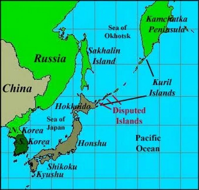 Курильские острова и япония
