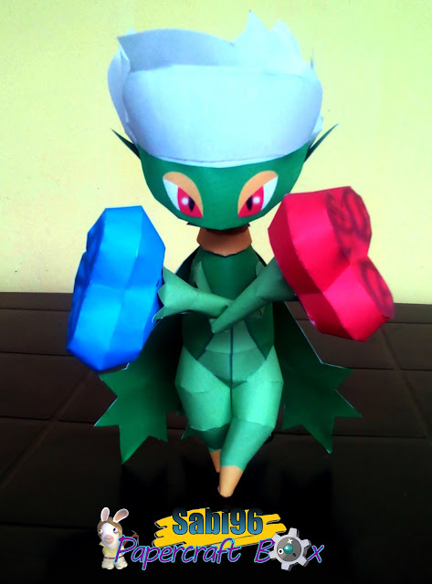 Pokemon Roserade Papercraft