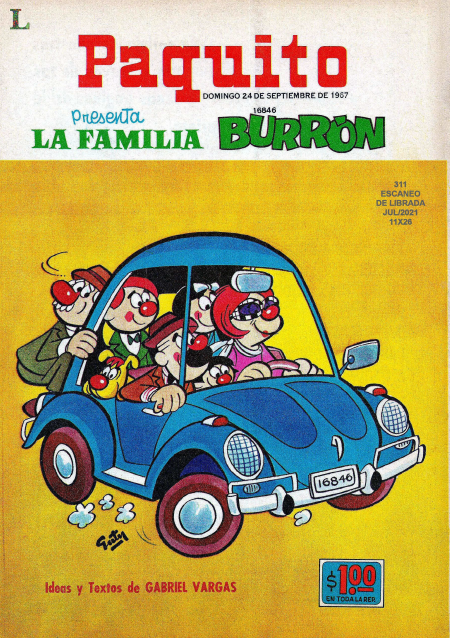 REVISTA INTERACTIVA DE LA FAMILIA BURRÓN    No.16,846  AÑO 1967