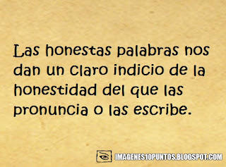 frases de honestidad