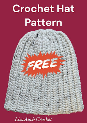 How to Crochet a Bulky hat (FREE CROCHET HAT PATTERN ALL SIZES)