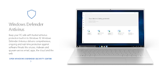 keleihan Window Defender Antivirus