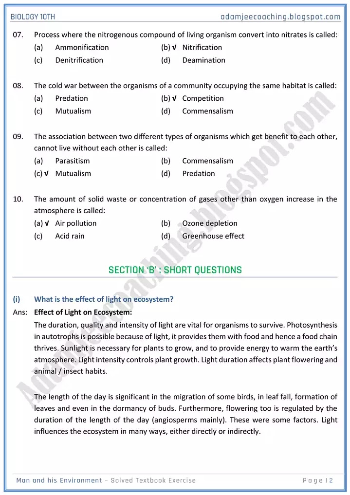 man-and-his-environment-solved-textbook-exercise-biology-10th