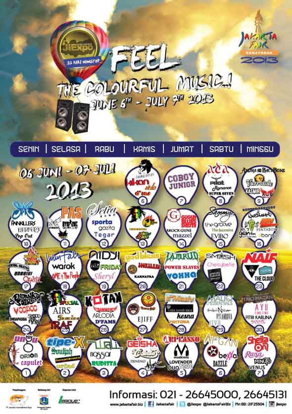 Jadwal dan Harga Tiket PRJ ( Jakarta Fair 2013 )