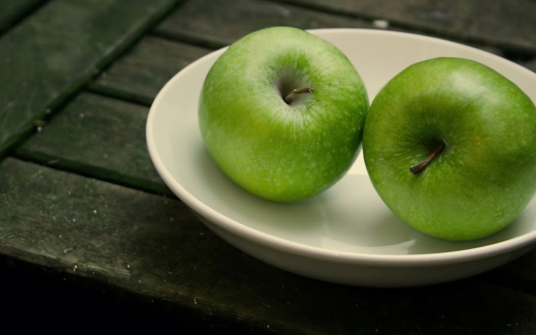 green apples widescreen hd wallpaper