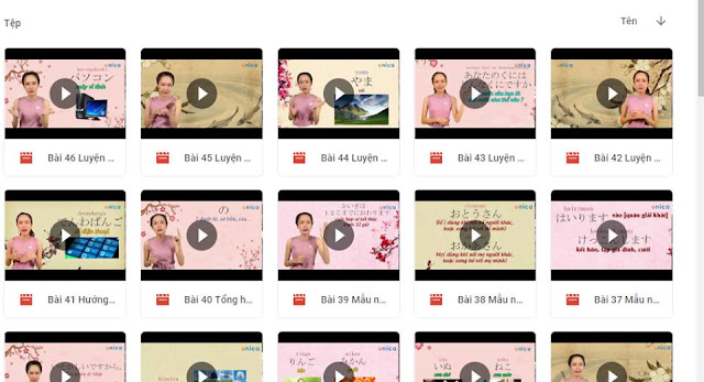 Chia sẻ  Kho video tự học tiếng Nhật  hay và hữu ích 