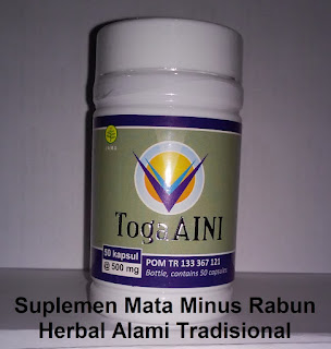 Cara alami mengatasi mata minus plus rabun herbal Toga Aini