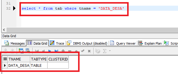 Jelas dan Detail Cara Membuat Table di Oracle Database