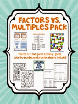 http://www.teacherspayteachers.com/Product/Factors-vs-Multiples-BUNDLE-1268181