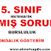 5. SINIF ONDALIK KESİRLER ÇIKMIŞ SORULAR