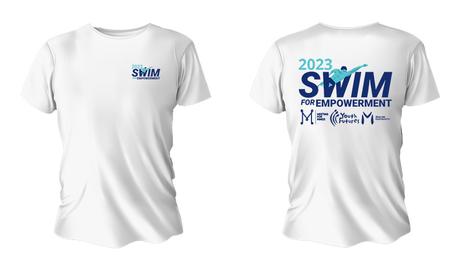 Museum Pigment nationalism 2023 Swim for Empowerment Logo, T-Shirt Design - Amartis Design