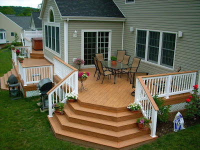 Backyard deck designs