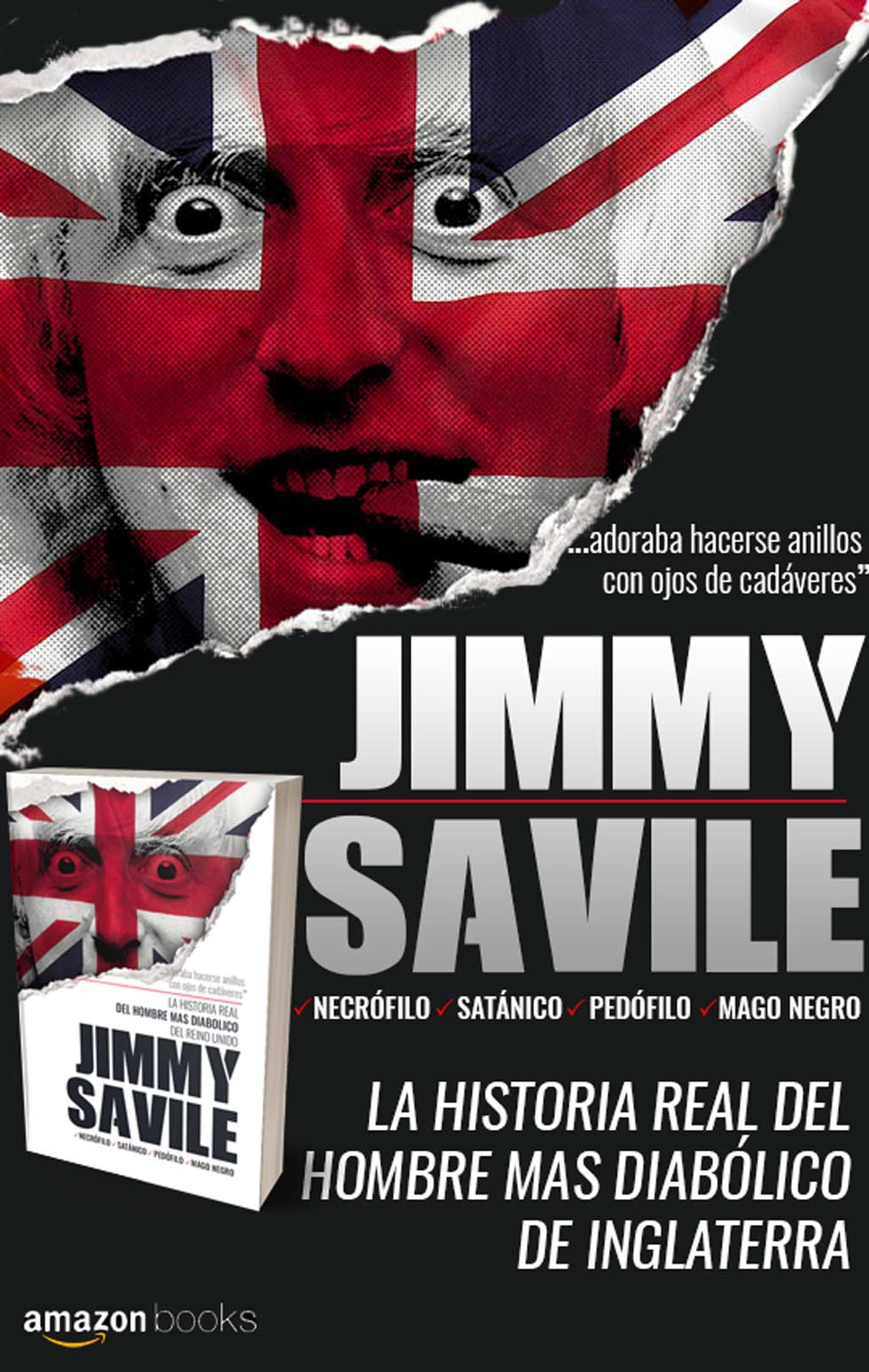 Libro Jimmy Savile el vampiro de Leeds