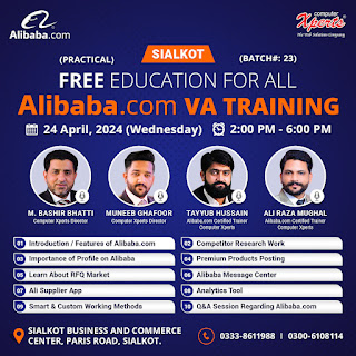 Join our Alibaba training Session For Batch #23 on 24th April, 2024 at SBCC