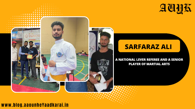 Sarfaraz Ali: A national level referee and a senior player of Martial Arts