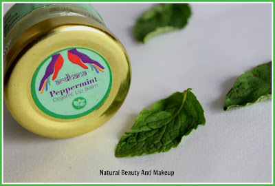 Ardhana Peppermint Organic Lip balm Review on Blog