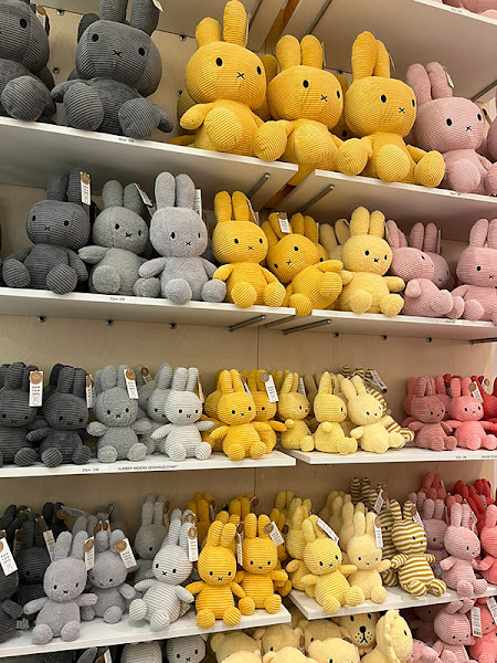 Miffy Wall - colorful plushies