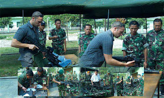 Gambar-gambar Uji Coba Senjata Buatan Israel oleh TNI