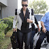 Kim Kardashian looks Hot in skin tight leather trousers