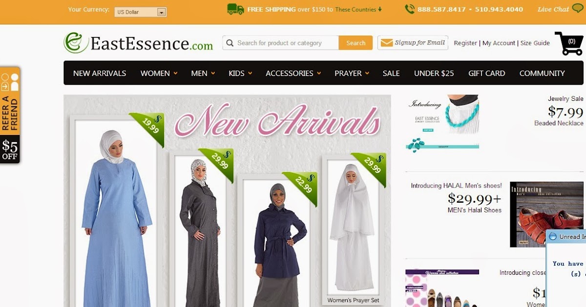 Top five Abayas, Jilbab, Hijab & Modest Muslim Islamic 