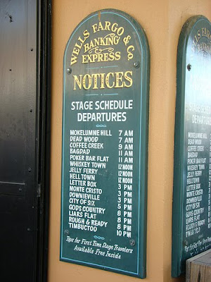 Stagecoach Schedule