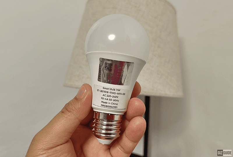 Specs of the bulb