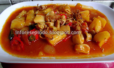 Resep Cara Membuat Cumi Asam Manis