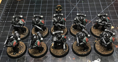 1st Legion Dark Angels Calibanite Tactical Squad WIP