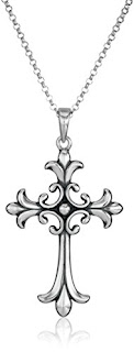 Sterling Silver Celtic Cross Pendant Necklace