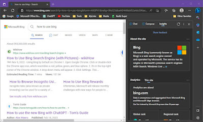 Illustration of a person using a search engine, with search results personalized to their specific interests and preferences, representing the potential for Bing