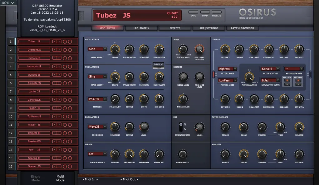 The Usual Suspects DSP56300 Emulator 1.2.25 MultiOS + ROM's free