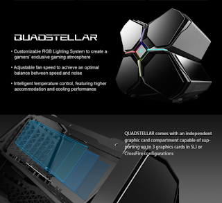 DeepCool Releases QuadStellar Four-lobed Chassis: 'Smart' Case, Unique Shape