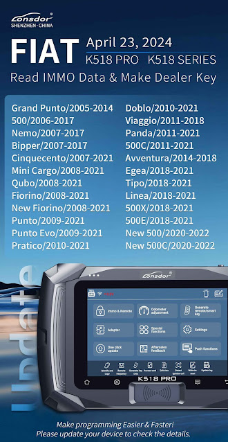 Lonsdor K518 Adds Fiat IMMO Till 2022